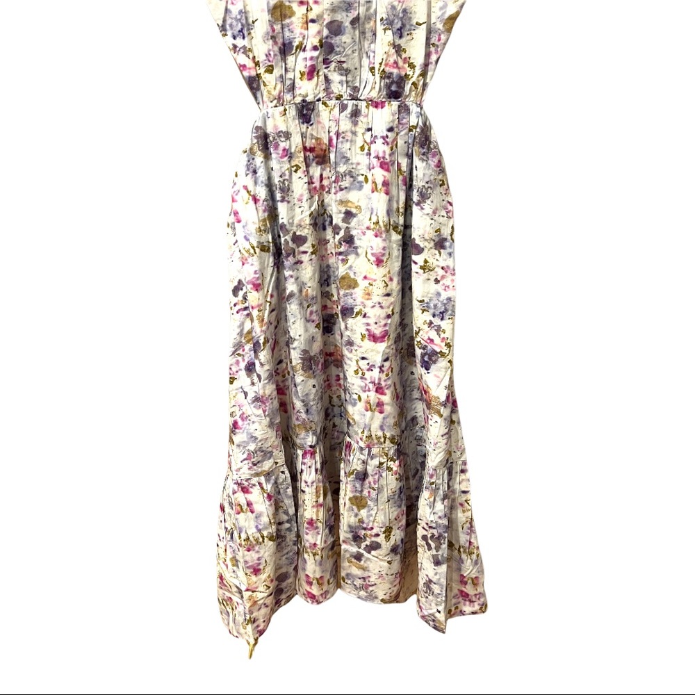 Flora Obscura X J. Crew Side Cutout Dress in Kaleidoscope Floral (8) - Picture 8 of 15